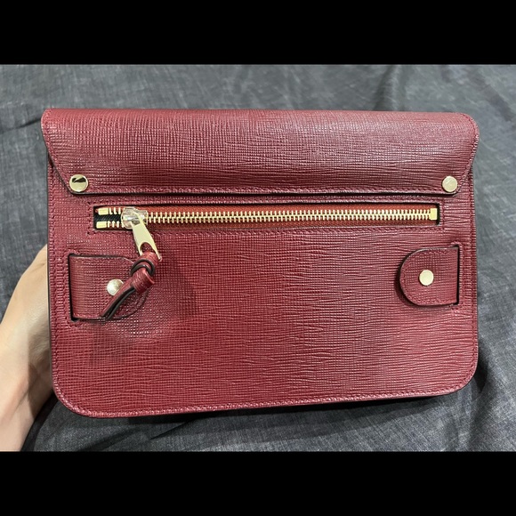 USE LIKE VERY NEW! PROENZA SCHOULER PS11 Mini Classic, Burgundy color. - Picture 9 of 14